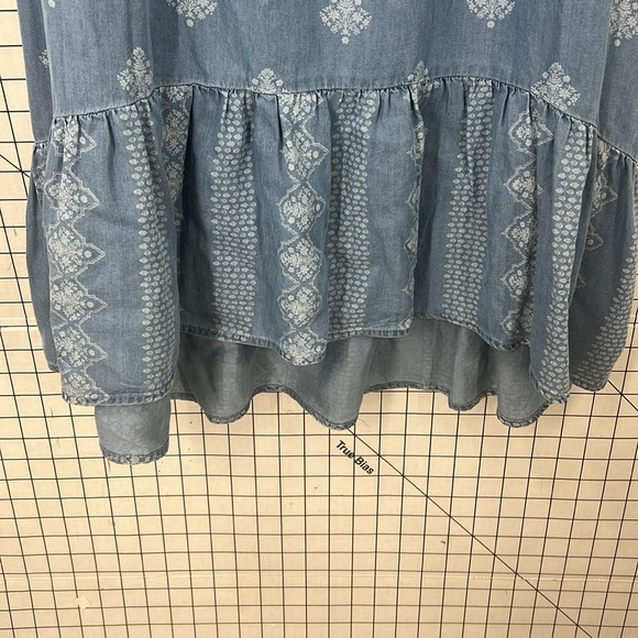 Sonoma Goods For Life x Lauren Lane Pull-On Tiered Skirt L - Picture 5 of 8